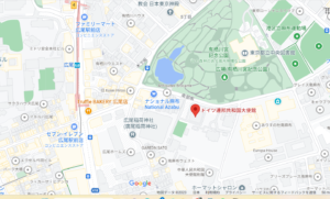 ドイツ大使館地図